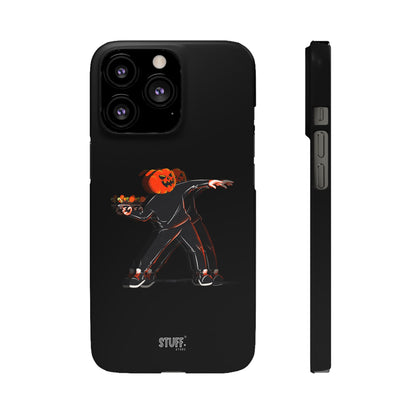 Pumpksy | Coque snap légère et résistante inspiration Banksy – Noir