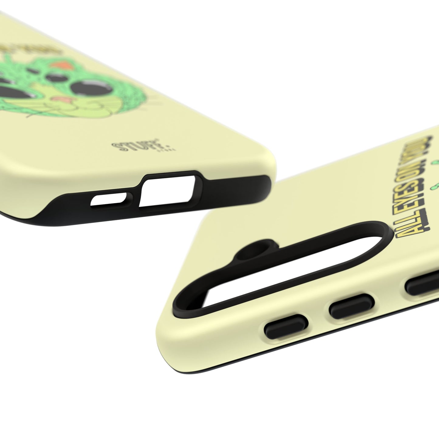 All Eyes on You Case | Coque résistante double protection avec Design Alien drôle
