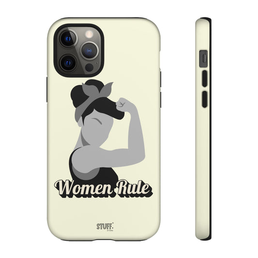 Women Rule Case | Coque résistante double protection avec Design Féministe inspirant
