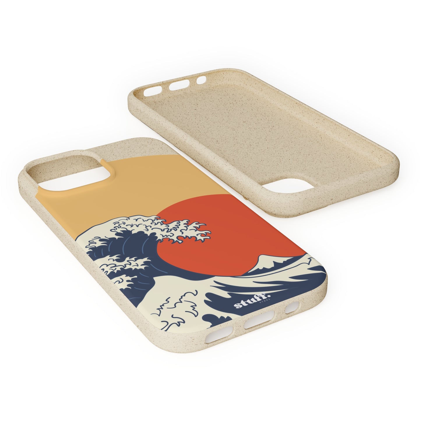 La Grande Vague | biodegradable shell in bamboo and bioplastic - inspired by Japanese art