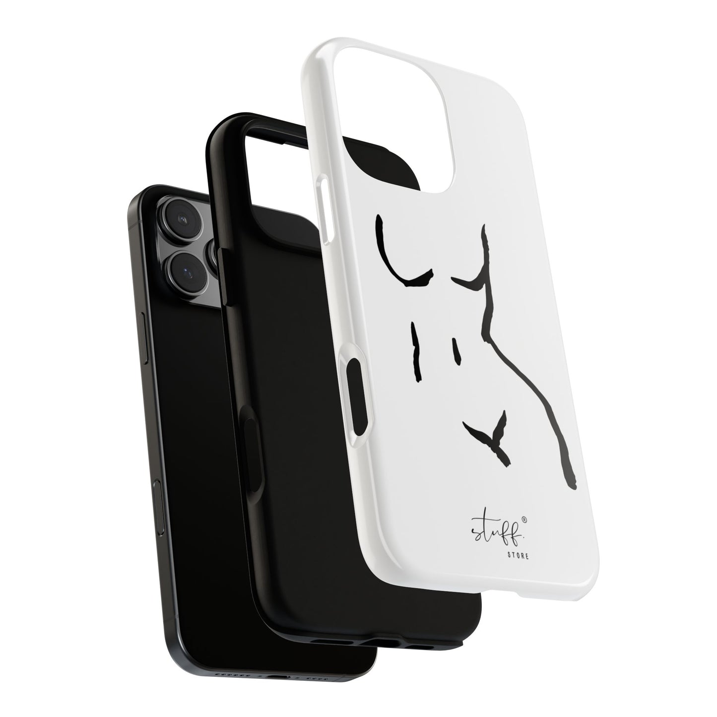 The Curve Case | Resistant double protection shell with Minimalist Design by Women
