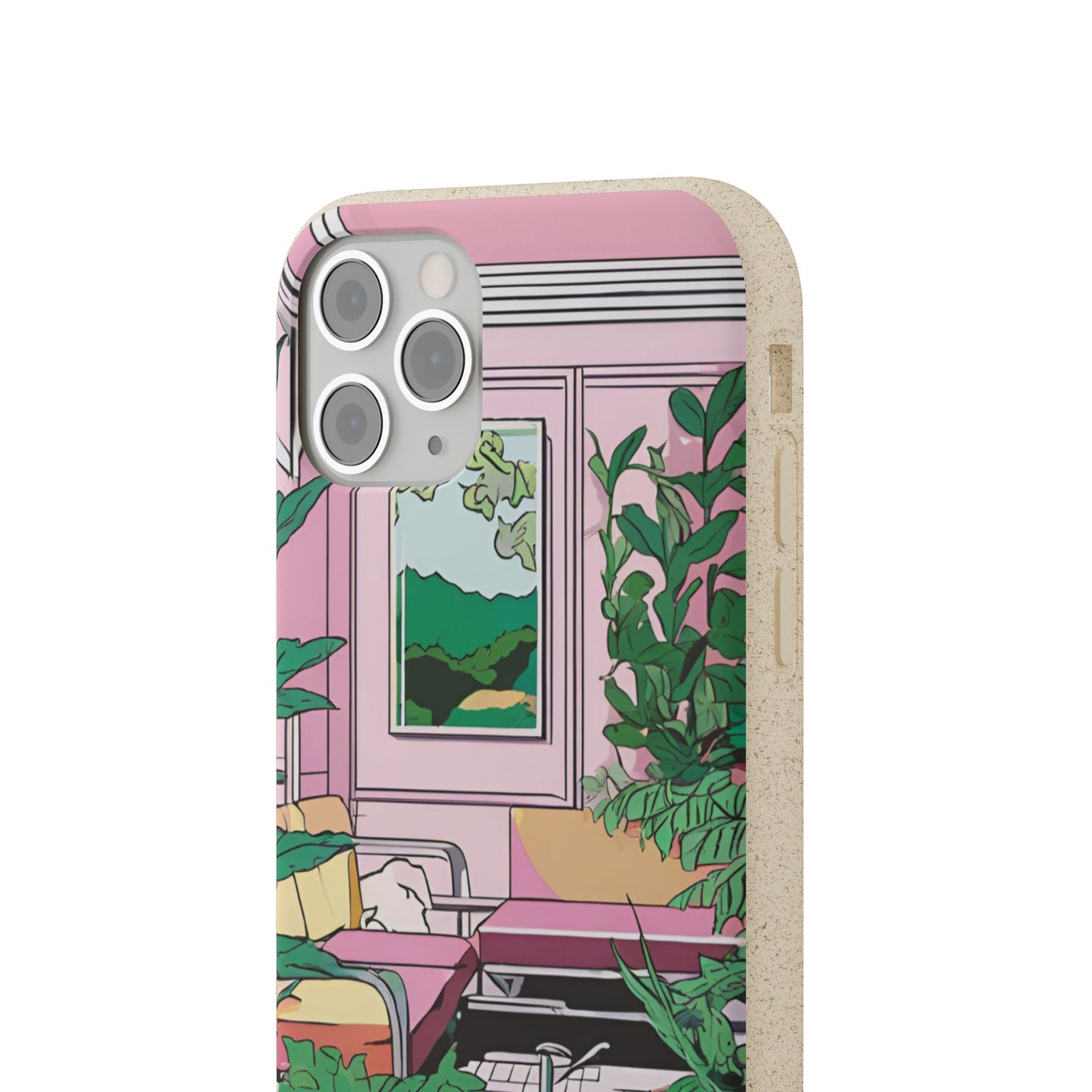 Plant Pop Case | Coque biodégradable en bambou et bioplastique avec design coloré | Parfait pour les amoureux des plantes - Avec emballage cadeau