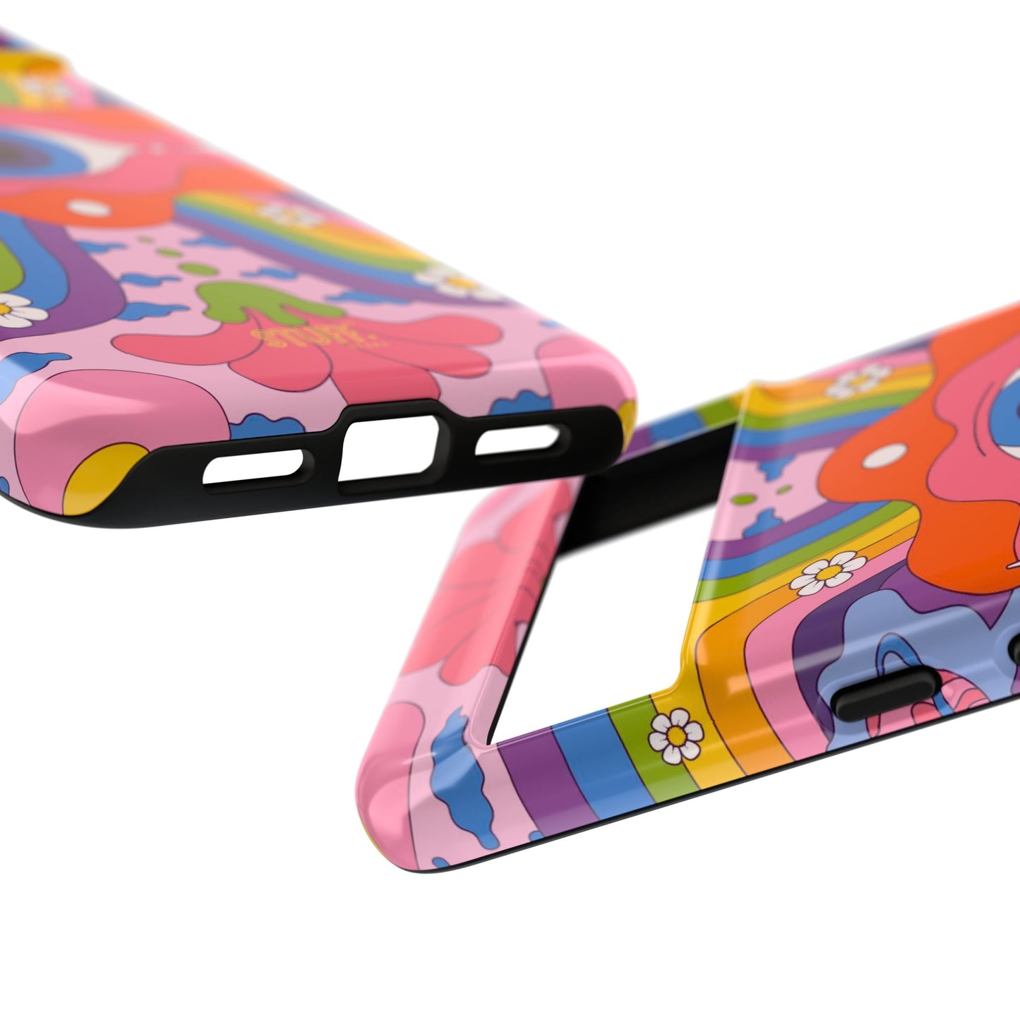 Psych Case | Coque résistante double protection avec Design Psychédélique coloré