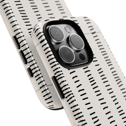 Striped Case | Coque résistante double protection antichoc - Design Minimaliste