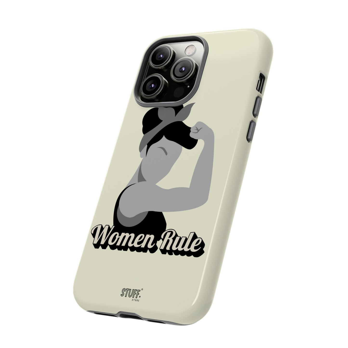 Women Rule Case | Coque résistante double protection avec Design Féministe inspirant