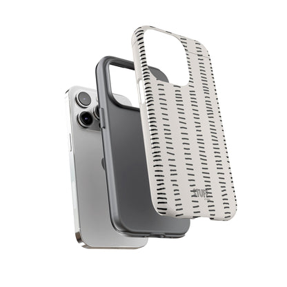 Striped Case | Coque résistante double protection antichoc - Design Minimaliste