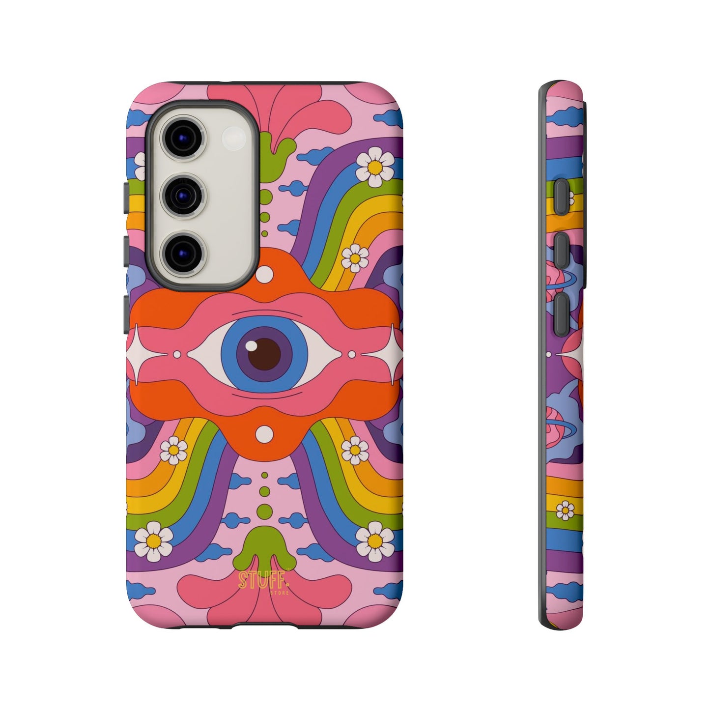 Psych Case | Coque résistante double protection avec Design Psychédélique coloré