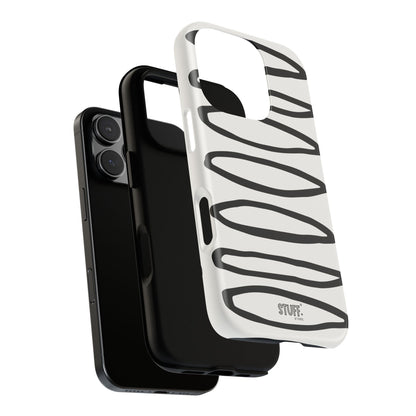 Loopy Case | Coque résistante double protection - Motif cercles abstraits