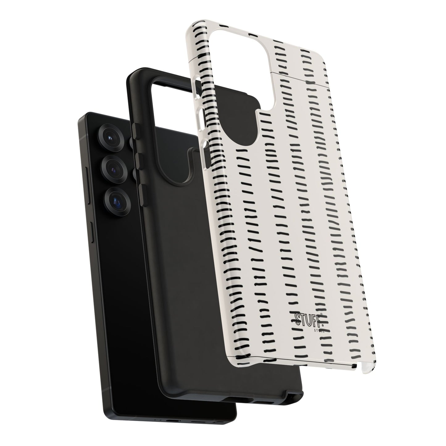 Striped Case | Coque résistante double protection antichoc - Design Minimaliste