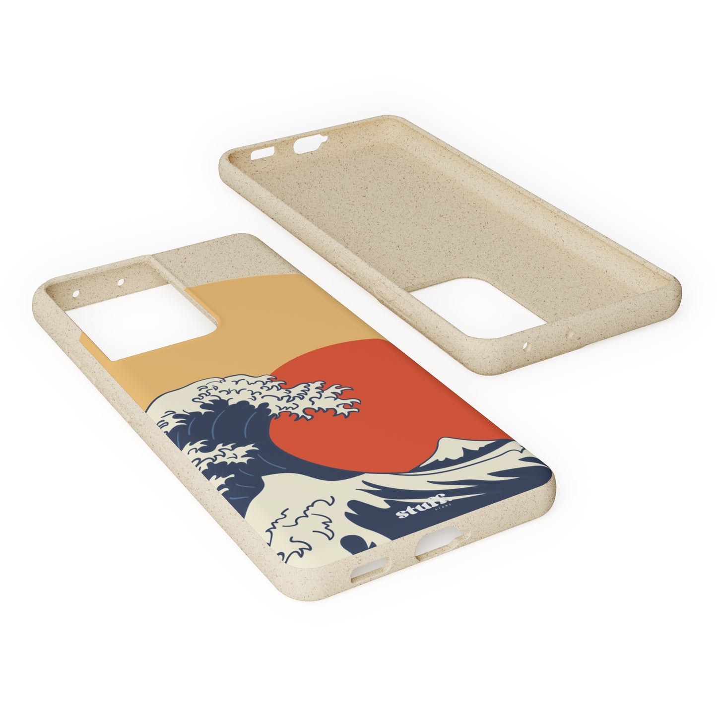 La Grande Vague | biodegradable shell in bamboo and bioplastic - inspired by Japanese art