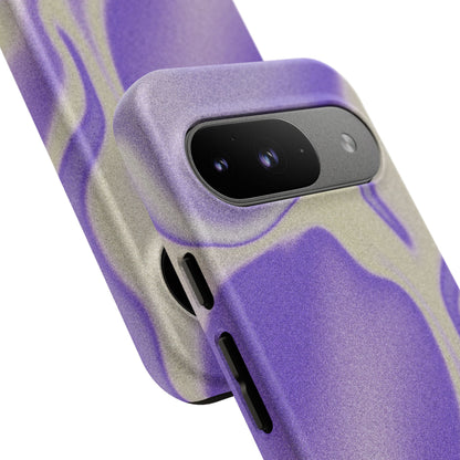 Swirly Case | Coque résistante double protection - Motif vague pourpre