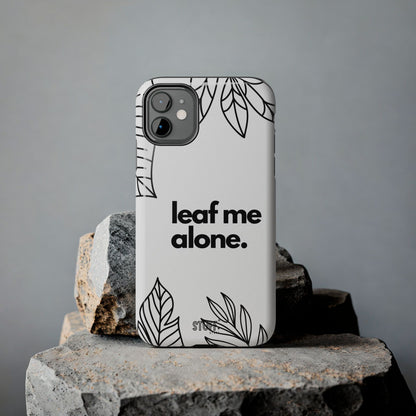 Leaf Me Case | Coque résistante double protection avec design minimaliste