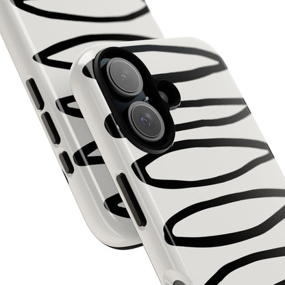 Loopy Case | Coque résistante double protection - Motif cercles abstraits