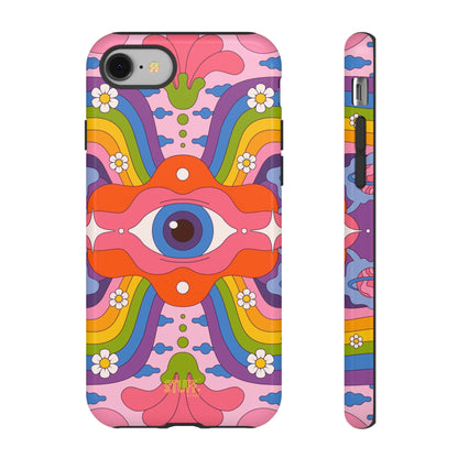 Psych Case | Coque résistante double protection avec Design Psychédélique coloré
