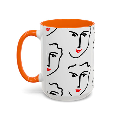 Nadia Cup | Mug bicolore inspiration Matisse – 330ml