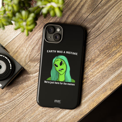 Meme Liking Alien Case | Coque résistante double protection pour les amateurs de Pop Culture