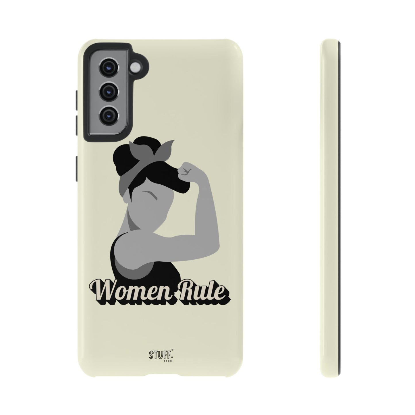 Women Rule Case | Coque résistante double protection avec Design Féministe inspirant