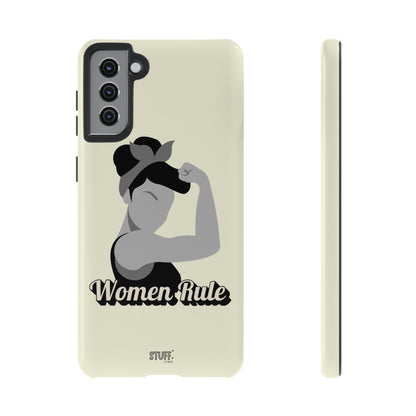 Women Rule Case | Coque résistante double protection avec Design Féministe inspirant