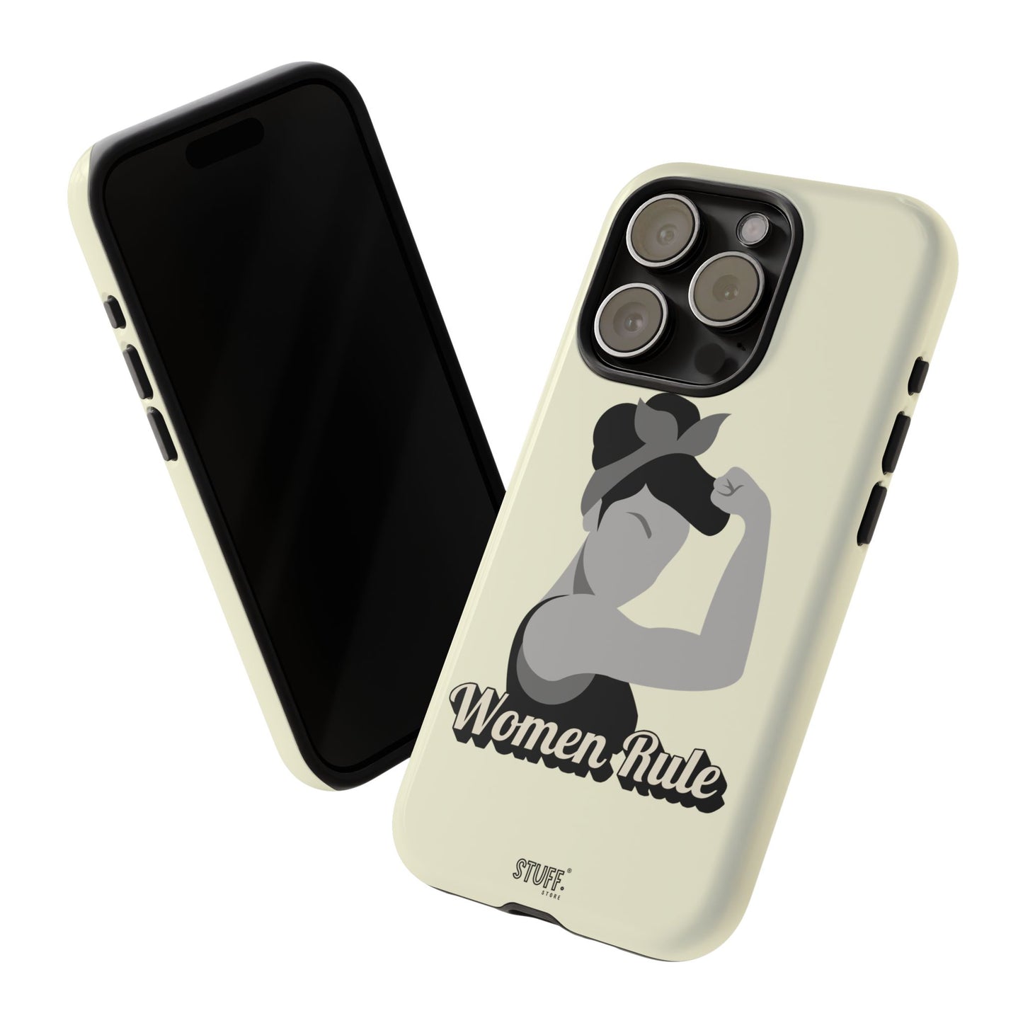 Women Rule Case | Coque résistante double protection avec Design Féministe inspirant