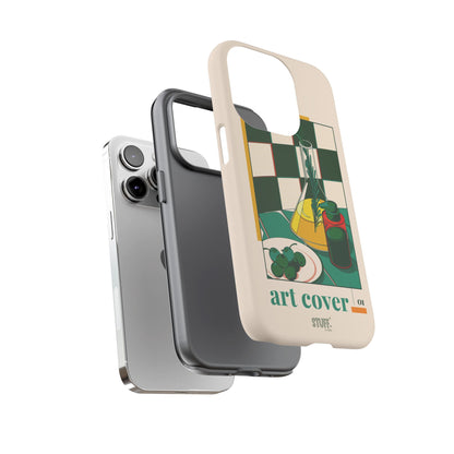 Olio d'Amore Case | Coque résistante double protection avec Design artistique Rétro