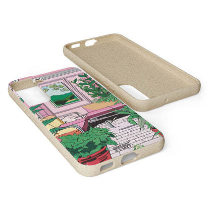 Plant Pop Case | Coque biodégradable en bambou et bioplastique avec design coloré | Parfait pour les amoureux des plantes - Avec emballage cadeau