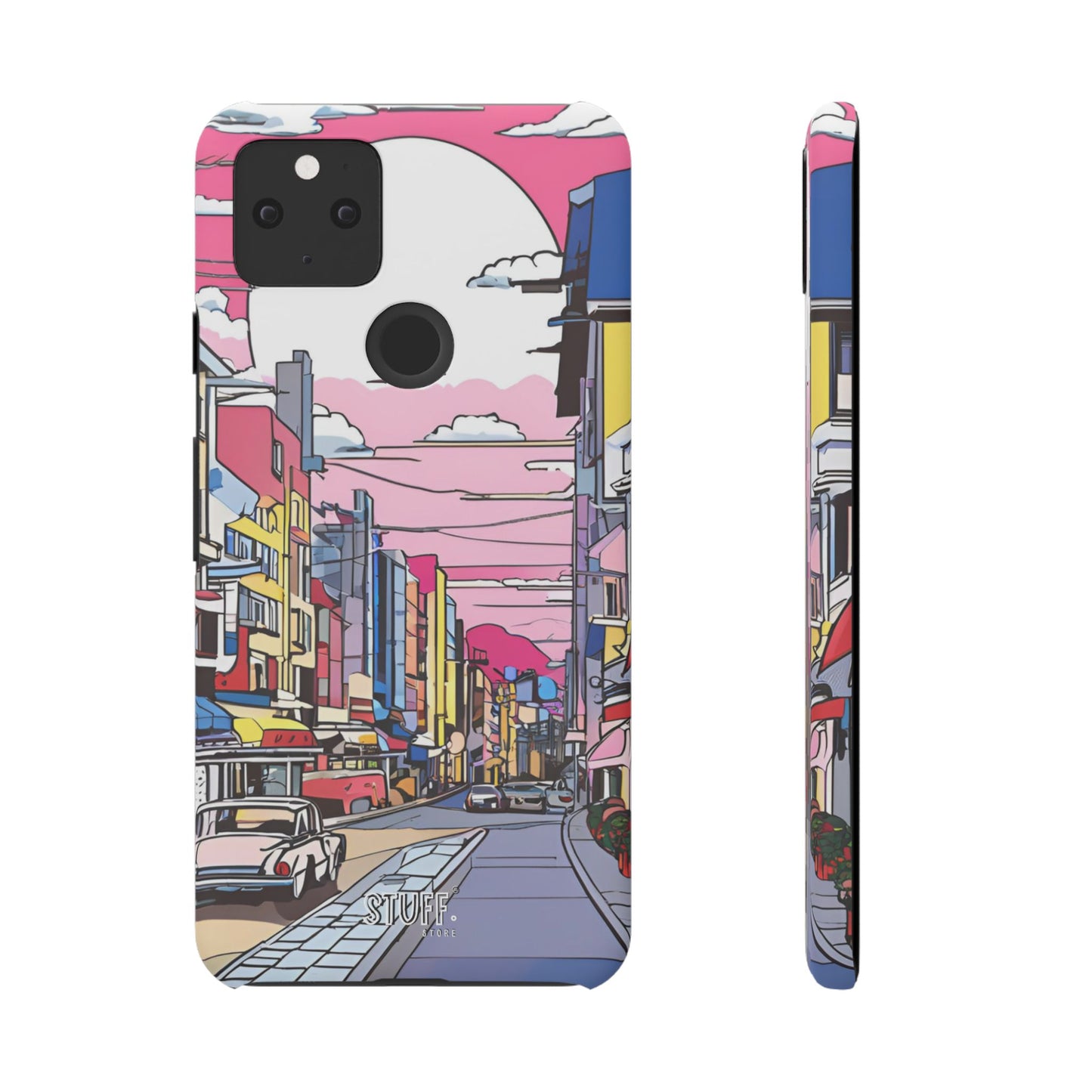 Pop Art Sunset | Coque snap légère et résistante inspiration Lichtenstein