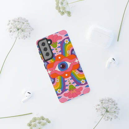 Psych Case | Coque résistante double protection avec Design Psychédélique coloré
