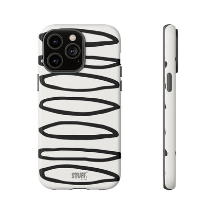 Loopy Case | Coque résistante double protection - Motif cercles abstraits