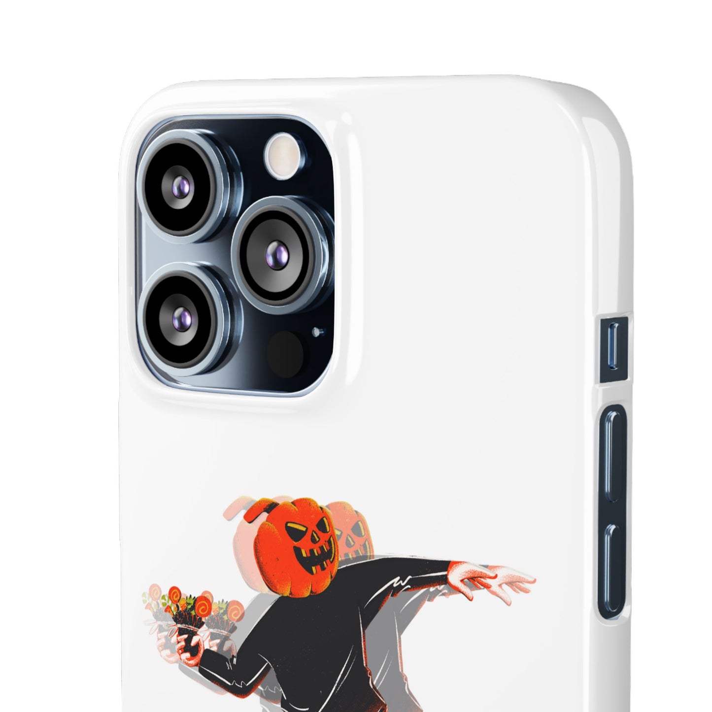 Pumpksy | Coque snap légère et résistante inspiration Banksy – Blanc
