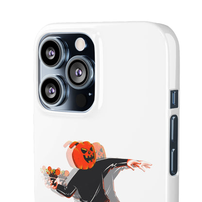 Pumpksy | Coque snap légère et résistante inspiration Banksy – Blanc