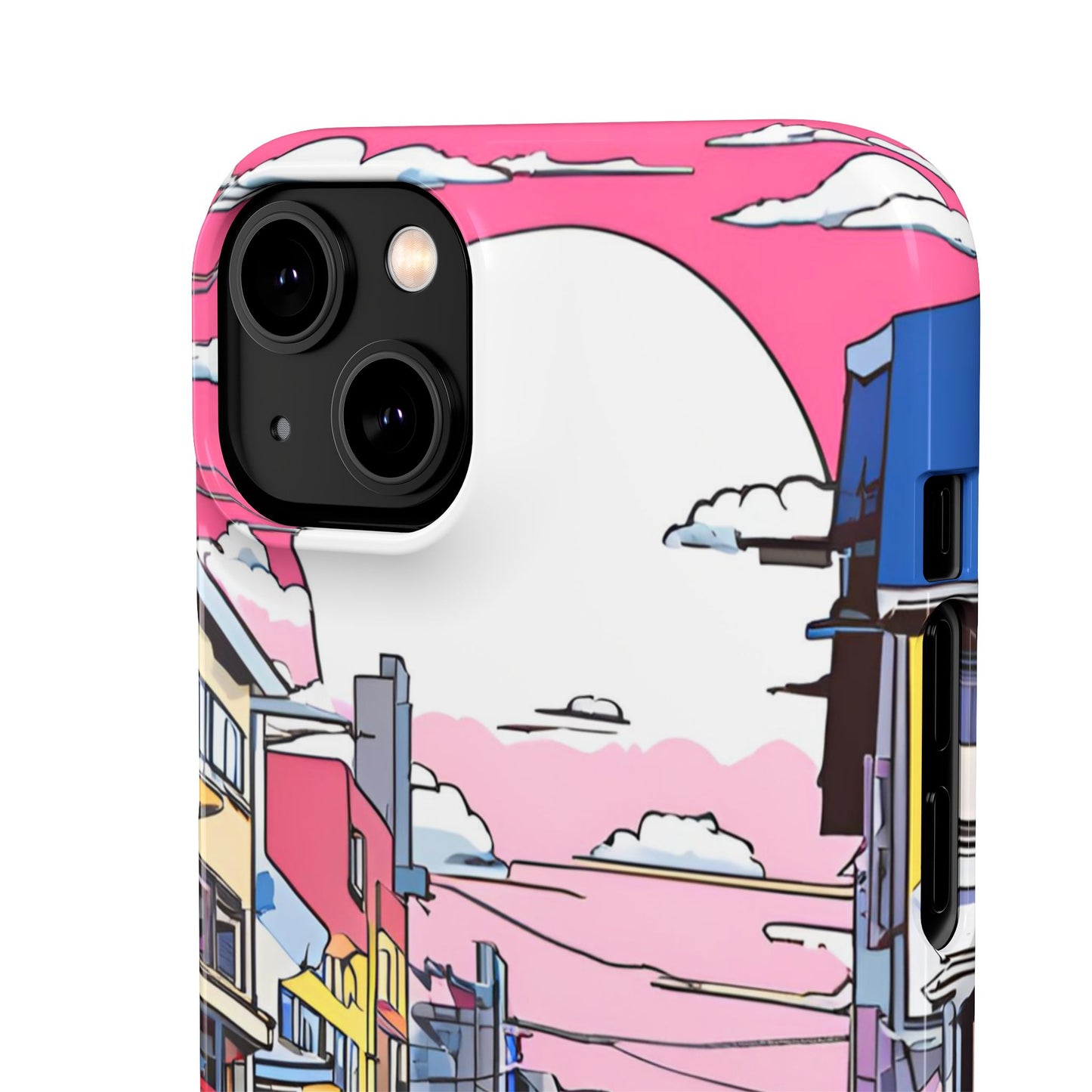 Pop Art Sunset | Coque snap légère et résistante inspiration Lichtenstein