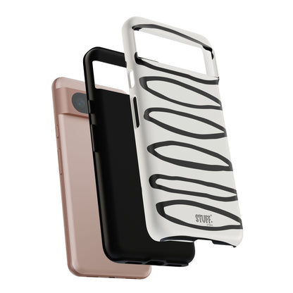 Loopy Case | Coque résistante double protection - Motif cercles abstraits