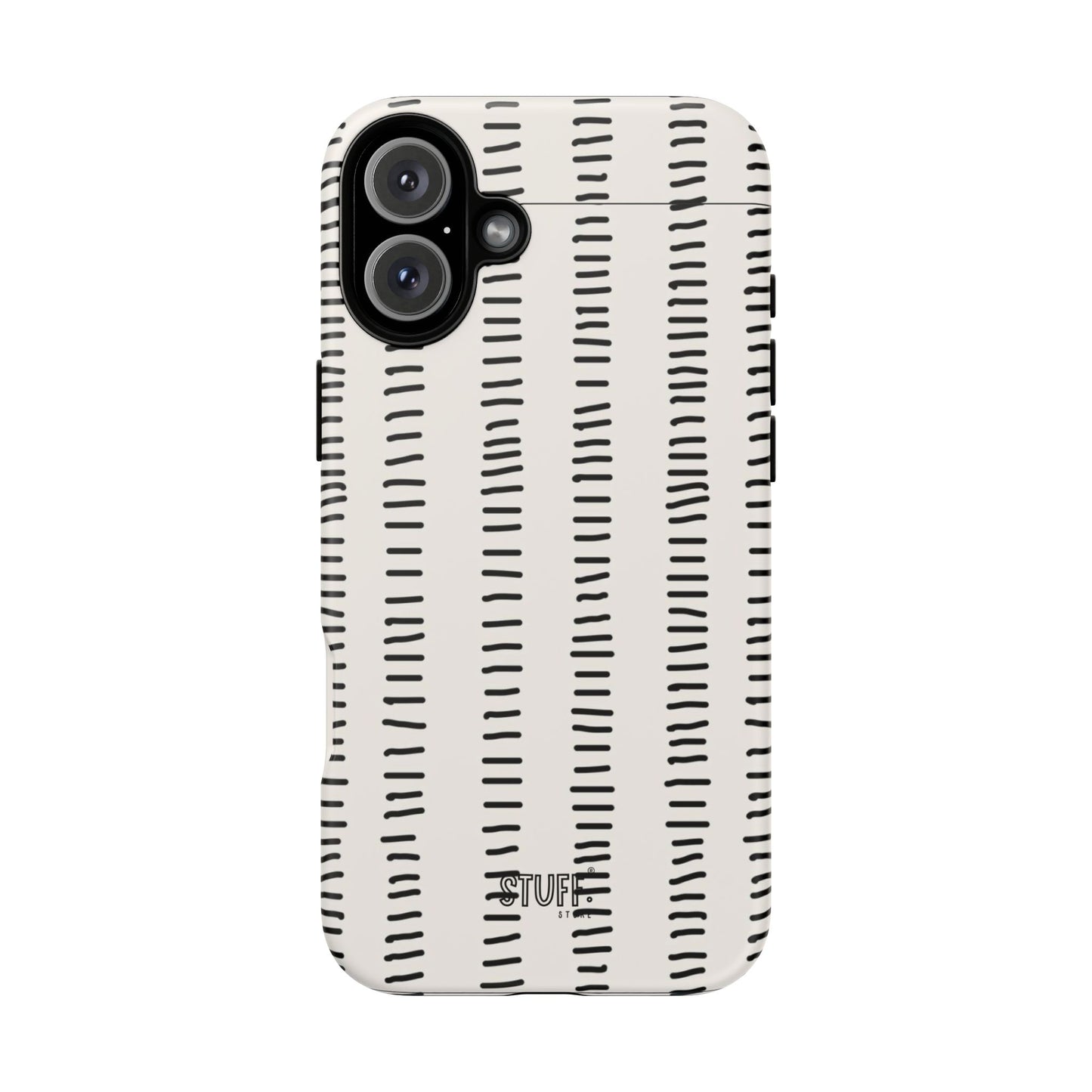 Striped Case | Coque résistante double protection antichoc - Design Minimaliste