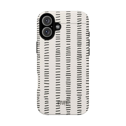 Striped Case | Coque résistante double protection antichoc - Design Minimaliste