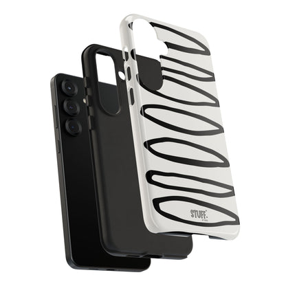 Loopy Case | Coque résistante double protection - Motif cercles abstraits
