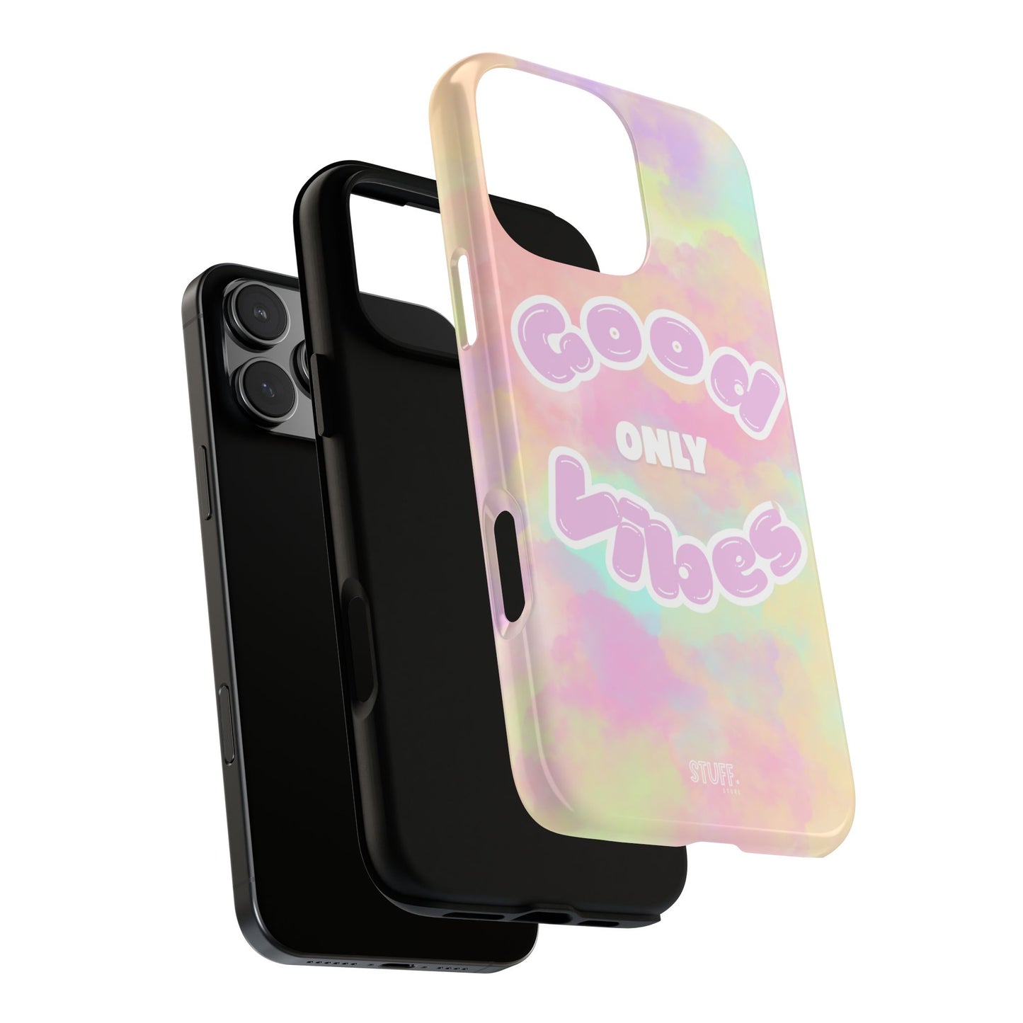 Good Vibes Only Case | Coque résistante double protection avec Design Aesthetic