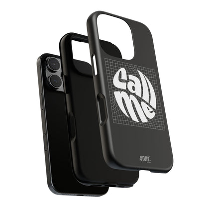 Call Me Case | Coque résistante double protection - Noir Effet Mat