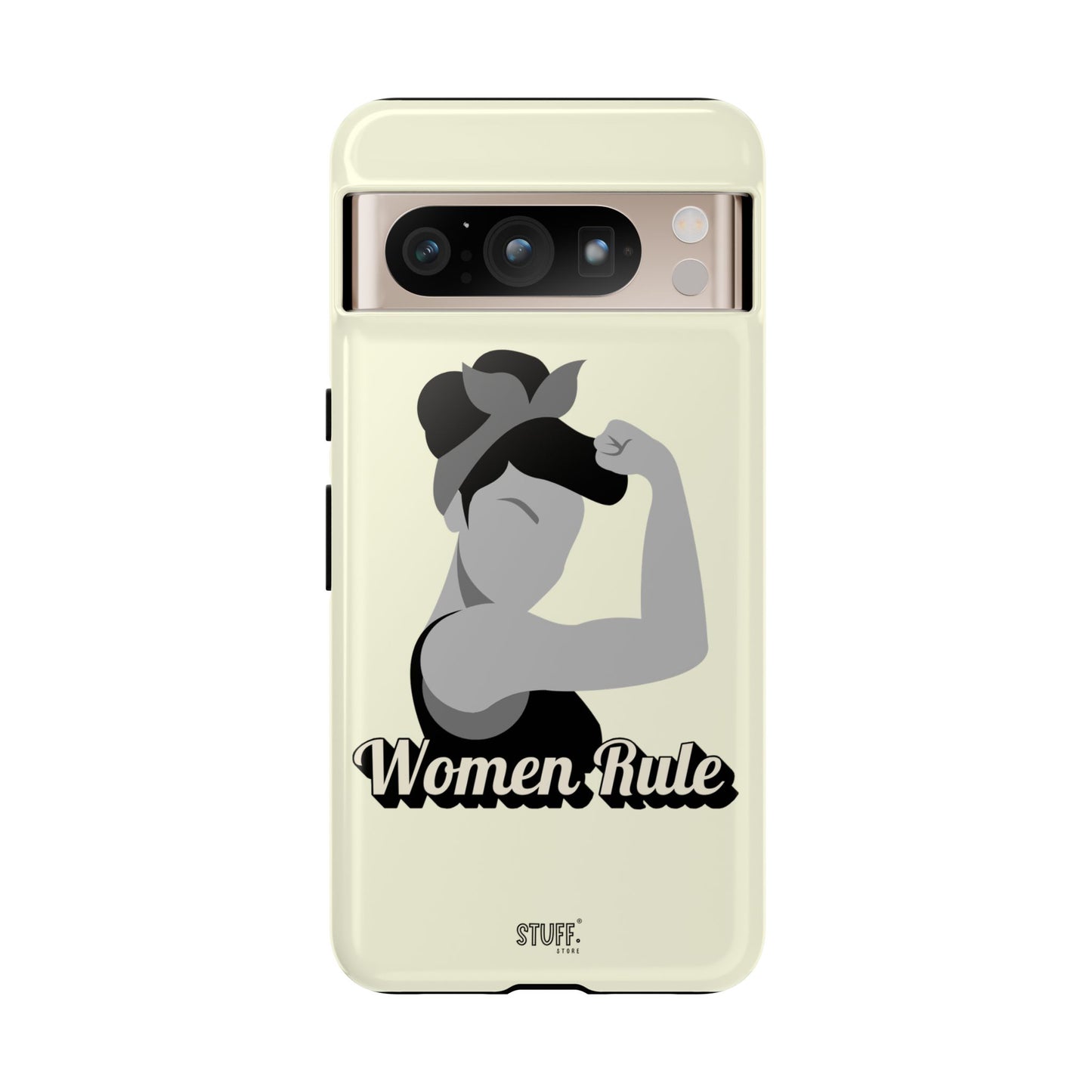 Women Rule Case | Coque résistante double protection avec Design Féministe inspirant