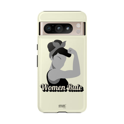 Women Rule Case | Coque résistante double protection avec Design Féministe inspirant