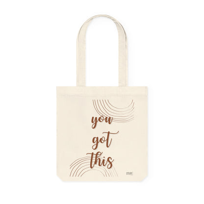 Tote Bag "You Got This" |  Sac cabas écoresponsable - Matériaux 100 % naturels et recyclés