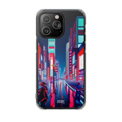 Cyber City Case | Coque transparente magnétique antichoc compatible MagSafe®