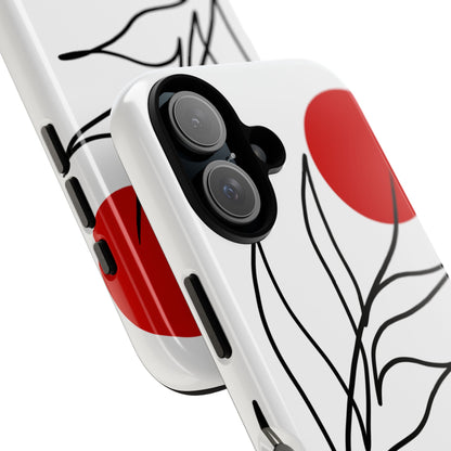 Red Sun Case | Coque résistante double protection avec Design Minimaliste