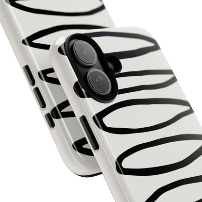 Loopy Case | Coque résistante double protection - Motif cercles abstraits