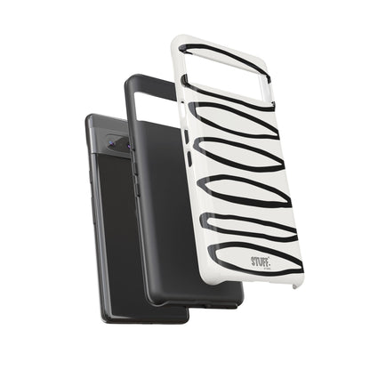 Loopy Case | Coque résistante double protection - Motif cercles abstraits