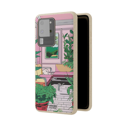 Plant Pop Case | Coque biodégradable en bambou et bioplastique avec design coloré | Parfait pour les amoureux des plantes - Avec emballage cadeau