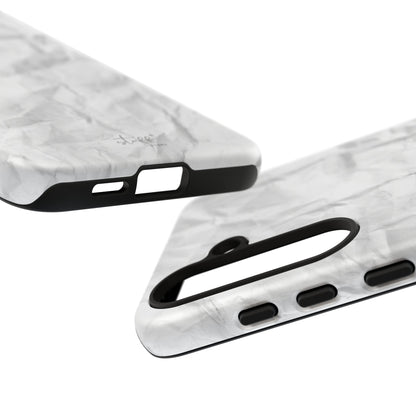 Crinkled Case | Coque résistante double protection anti-choc Effet Papier Froissé Mat