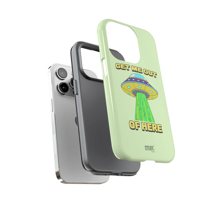 Get Me Out of Here | Coque résistante anti-choc — Vert Menthe