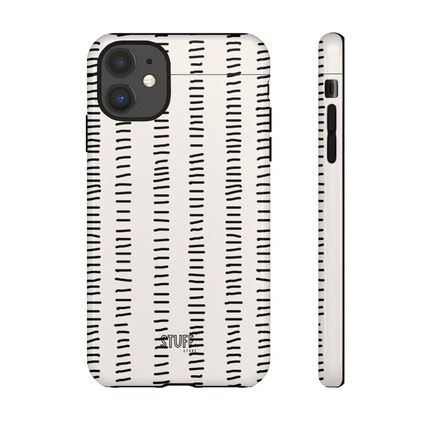 Striped Case | Coque résistante double protection antichoc - Design Minimaliste