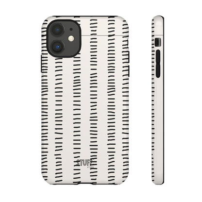 Striped Case | Coque résistante double protection antichoc - Design Minimaliste