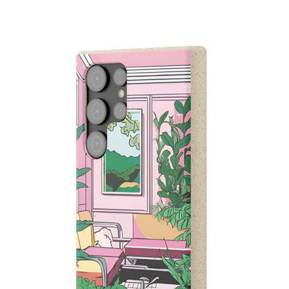 Plant Pop Case | Coque biodégradable en bambou et bioplastique avec design coloré | Parfait pour les amoureux des plantes - Avec emballage cadeau
